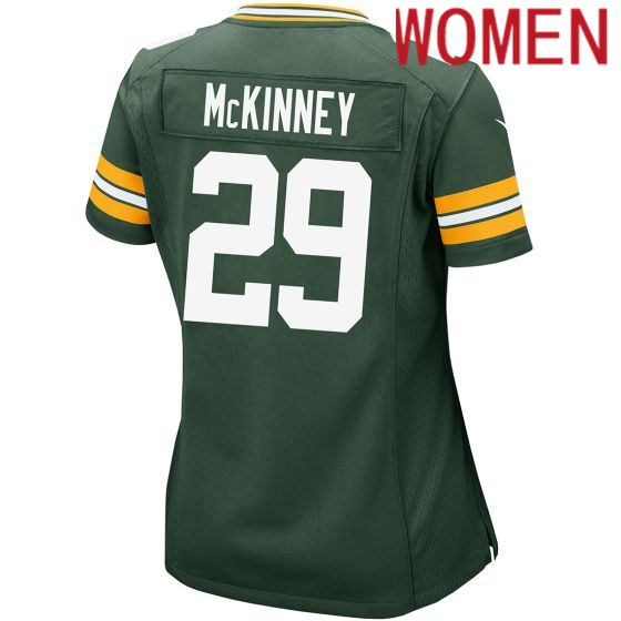 Women Green Bay Packers #29 Xavier McKinney Nike  Home Game green 2024 NFL Jersey->women nfl jersey->Women Jersey